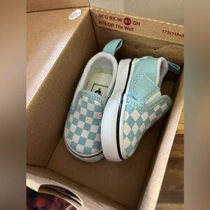 Vans slip on checkerboard shoe